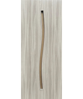 Line Glass-02 Шимо пекан, со стеклом сатин